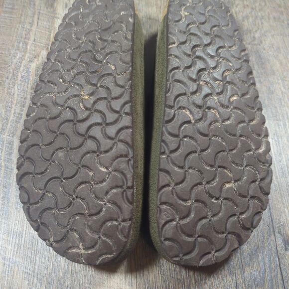Birkenstock Boston Green Thyme Suede Clog Women's Size EU 40 US 9 Soft Footbed - Picture 11 of 12
